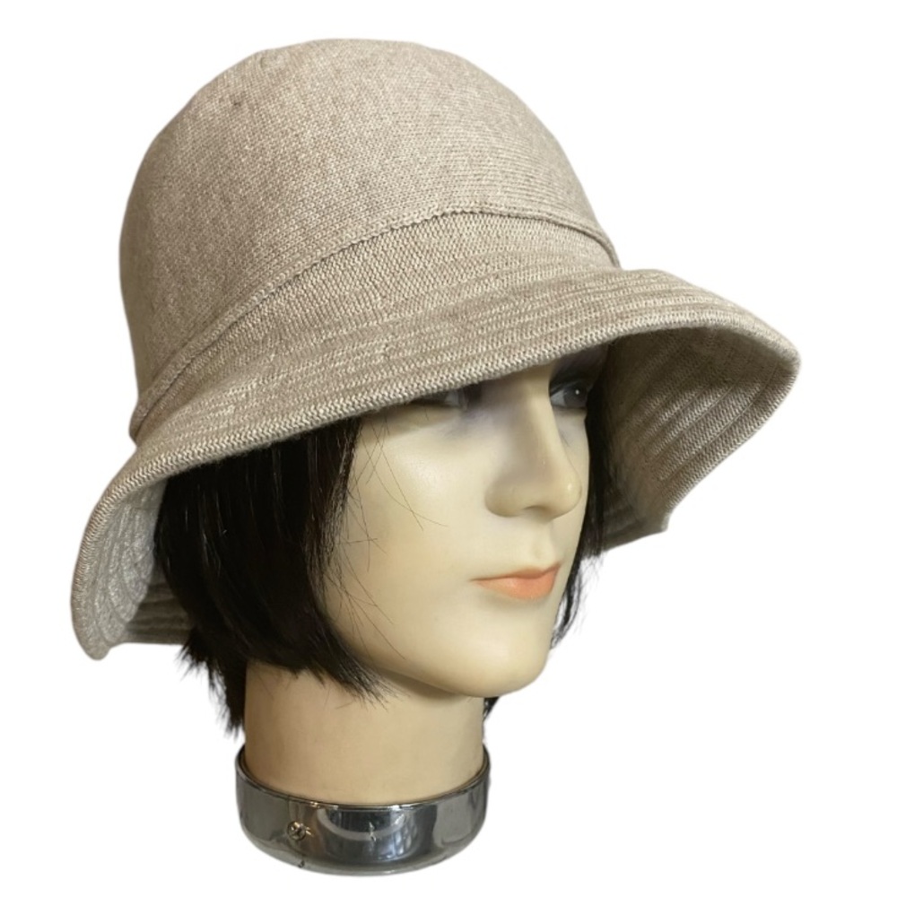 Holt Refrew 💯 %Cotton Neutral Color Bucket Hat